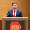 Thống đốc Ngân hàng Nhà nước Việt Nam Phạm Đức Ấn trình bày Báo cáo tiếp thu chỉnh lý dự thảo 1 luật sửa 3 luật về tài chính ngân hàng chiều 24/8.