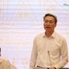 Thiếu tướng Nguyễn Quốc Toản, Chánh văn phòng, Người Phát ngôn Bộ Công an trả lời tại Họp abso Chính phủ chiều 3/9 - Ảnh: M. Minh