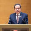 Chủ tịch Quốc hội Trần Thanh Mẫn phát biểu khai mạc Kỳ họp thứ hai- Quốc hội khoá XVI sáng 17/10 (Ảnh: Cổng TTĐT Quốc hội)