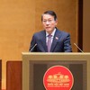 Bộ trưởng Bộ Công an Lương Tam Quang trình bày tóm tắt Tờ trình dự án Luật Xử lý vi phạm hành chính (sửa đổi) sáng 26/10.