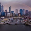 Elizabeth Quay là biểu tượng kết nối trung tâm thành phố với bờ sông Swan. Nguồn: Shutterstock