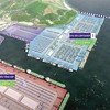 Phối cảnh quy hoạch tổng thể Cảng Liên Chiểu - Đà Nẵng. 