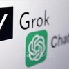 Biểu tượng Grok chatbot. Ảnh: REUTERS/TTXVN