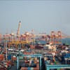 Cảng hàng hóa ở Busan, Hàn Quốc. Ảnh: THX/TTXVN