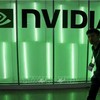 Biểu tượng của Tập đoàn Nvidia. Ảnh: REUTERS/TTXVN 