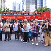 Du khách quốc tế tại TP.HCM.
