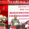 Trung tướng Nguyễn Thanh Tùng, Giám đốc Công an TP. Hà Nội phát biểu khai mạc hội nghị.