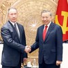 Tổng Bí thư, Chủ tịch nước Tô Lâm tiếp Giám đốc Cơ quan Vệ binh quốc gia Nga Viktor Zolotov - Ảnh: TTXVN