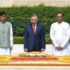 Tổng Bí thư, Chủ tịch nước Tô Lâm đặt vòng hoa tưởng nhớ Mahatma Gandhi 