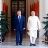 Tổng Bí thư, Chủ tịch nước Tô Lâm và Thủ tướng Ấn Độ Narendra Modi. (Ảnh: Thống Nhất/TTXVN)