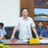 Phó Chủ tịch Thường trực UBND tỉnh Quảng Trị Hoàng Nam phát biểu tại buổi làm việc.