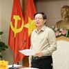 Phó Thủ tướng Hồ Quốc Dũng chủ trì cuộc họp về điều chỉnh Quy hoạch sử dụng đất quốc gia thời kỳ 2021-2030, tầm nhìn đến năm 2050 - Ảnh: VGP.