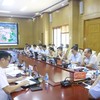 Ông Vũ Văn Diện, Phó chủ tịch Thường trực UBND tỉnh Quảng Ninh chủ trì buổi làm việc. Ảnh: TH