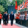 Toàn cảnh Lễ đón Tổng Bí thư, Chủ tịch nước Tô Lâm và Phu nhân thăm chính thức Thái Lan 