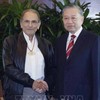 Tổng Bí thư, Chủ tịch nước Tô Lâm gặp Tổng thống Timor-Leste Jose Ramos-Horta. Ảnh: Thống Nhất/TTXVN