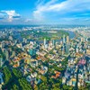 TP.HCM nhìn từ trên cao. Ảnh: Thanh Tao.