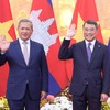 Thủ tướng Chính phủ Lê Minh Hưng và Thủ tướng Campuchia Hun Manet. Ảnh: Đức Thanh.