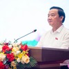 Phó chủ tịch Quốc hội Nguyễn Khắc Định phát biểu khai mạc hội nghị - Ảnh PT.