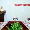 Thường trực Thành ủy Hải Phòng nghe báo cáo, cho ý kiến về một số nội dung quan trọng của thành phố.