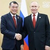 Thủ tướng Lê Minh Hưng hội kiến Tổng thống Nga Vladimir Putin. Ảnh: TTXVN