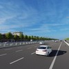 Phối cảnh dự án đường cao tốc nối từ Sân bay Long Thành đến Hồ Tràm. 