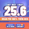 Nhà đầu tư được hoàn tối đa 1.000.000 đồng vào ngày 25/06.