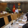 Phó Thủ tướng Thường trực yêu cầu đẩy nhanh tiến độ triển khai các dự án tuyến đường bộ cao tốc Hà Nội - Vientiane và tuyến đường sắt Vũng Áng - Vientiane - Ảnh: VGP