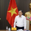 Phó Thủ tướng Thường trực Phạm Gia Túc làm việc với UBND TP.HCM và các bộ, ngành liên quan về giải quyết khó khăn, vướng mắc của Dự án giải quyết ngập do triều khu vực TPHCM (giai đoạn 1) - Ảnh: VGP