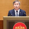  Chủ tịch UBND thành phố Hà Nội Vũ Đại Thắng trình bày tham luận. 