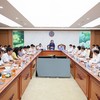 Phó Chủ tịch Quốc hội Nguyễn Thị Hồng phát biểu tại cuộc làm việc. Ảnh: Mạnh Tuấn