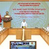 Toàn cảnh Hội nghị trực tuyến toàn quốc sơ kết công tác chống buôn lậu, gian lận thương mại và hàng giả 6 tháng đầu năm và phương hướng, nhiệm vụ trọng tâm 6 tháng cuối năm 2026 (Ảnh: Phương Nguyên) 