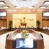 Phiên họp sáng 14/7 của Ủy ban Thường vụ Quốc hội. 