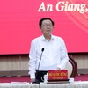 Phó Thủ tướng Chính phủ Hồ Quốc Dũng và Đoàn công tác làm việc với tỉnh An Giang về việc thực hiện mục tiêu tăng trưởng năm 2026. Ảnh: Chinhphu.vn