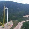 Thi công Nhà máy điện gió Hướng Linh 8, dự án do Công ty CP SCI Quảng Trị quản lý vận hành. Ảnh: SCI Group