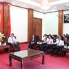 Lãnh đạo tỉnh Đồng Tháp tiếp, làm việc với doanh nghiệp. Nguồn: www.dongthap.gov.vn