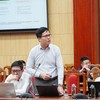 Đại diện đơn vị tư vấn trình bày báo cáo nghiên cứu Đề án. Ảnh: Hồng Mến