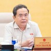 Chủ tịch Quốc hội Trần Thanh Mẫn phát biểu tại phiên họp.