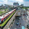 Ga S9 trên tuyến đường sắt đô thị Nhổn - Ga Hà Nội (Ảnh: PV)