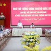 Phó Thủ tướng Chính phủ Hồ Quốc Dũng làm việc với tỉnh An Giang - Ảnh: VGP