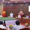 Đoàn công tác của Bộ Công thương làm việc với UBND tỉnh Quảng Ngãi về tình hình phát triển năng lượng trên địa bàn tỉnh. 