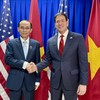 Bộ trưởng Bộ Ngoại giao Lê Hoài Trung gặp gỡ Ngoại trưởng Hoa Kỳ Marco Rubio.