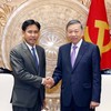 Tổng Bí thư, Chủ tịch nước Tô Lâm tiếp Chánh án Tòa án Nhân dân tối cao Lào Phayvy Syboualypha. (Ảnh: TTXVN)