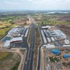 Trạm dừng nghỉ Km205+092 thuộc Dự án thành phần Vĩnh Hảo - Phan Thiết trên tuyến cao tốc Bắc - Nam phía Đông. 