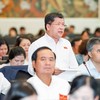 Phó chủ nhiệm Ủy ban Văn hóa và Xã hội Tạ Văn Hạ tham gia thảo luận. 