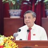 Ông Đồng Văn Thanh, Ủy viên BCH Trung ương Đảng, Phó Bí thư Thường trực Thành ủy, Chủ tịch HĐND TP. Cần Thơ phát biểu khai mạc kỳ họp. 