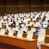 Một phiên họp toàn thể của Quốc hội khóa XVI..