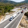 Hầm đường bộ Núi Vung trên cao tốc Bắc - Nam phía Đông.