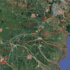 Vị trí các ga trên tuyến đường sắt TP.HCM - Cần Thơ. 