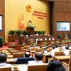 Quốc hội nghe Bộ trưởng Bộ Tài chính Ngô Văn Tuấn báo cáo tiếp thu, giải trình. 