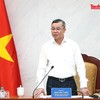 Bộ trưởng Bộ Tài chính Ngô Văn Tuấn phát biểu kết luận hội nghị giao ban.